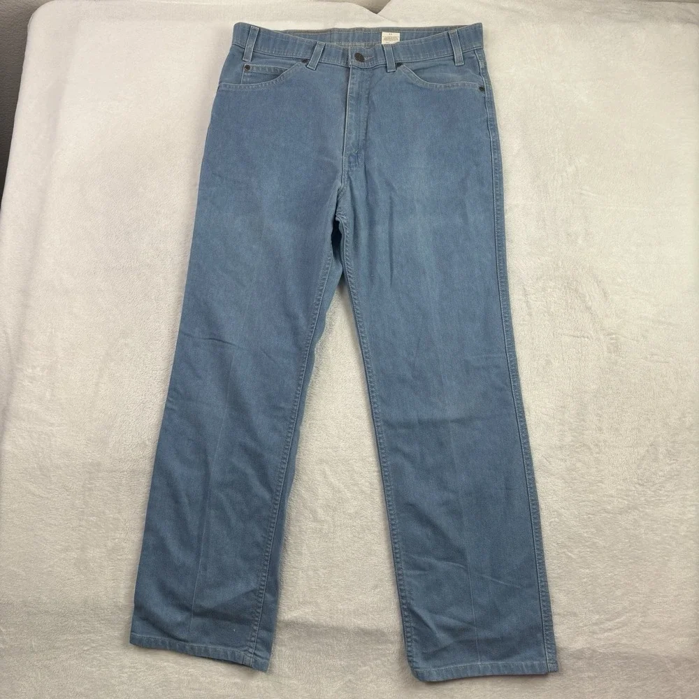 VTG Levi's Orange Tabs Blue Denim Jeans Men's Waist 33
